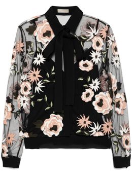 Elie Saab: Рубашка с растительным принтом 