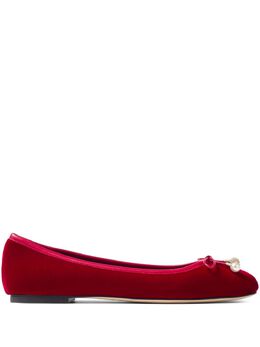 Jimmy Choo: Красные балетки 