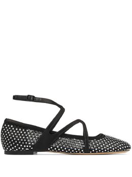 Jimmy Choo: Чёрные балетки 