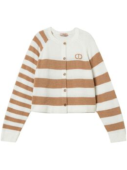 TWINSET: Двухцветный кардиган 