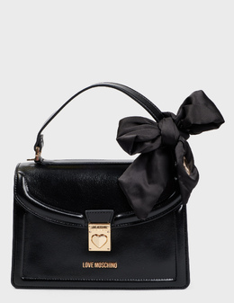 LOVE MOSCHINO: Чёрная сумка 