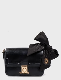 LOVE MOSCHINO: Чёрная сумка 