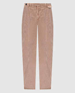 Brunello Cucinelli: Бежевые брюки 