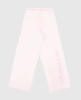 Givenchy: Рожеві брюки 