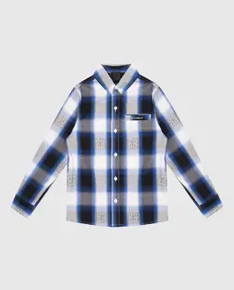 Givenchy: Синяя рубашка 