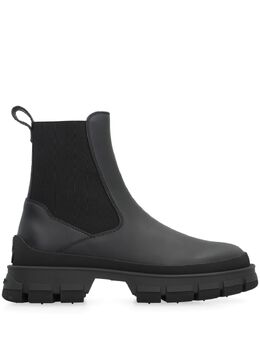 Moncler: Чёрные ботинки 