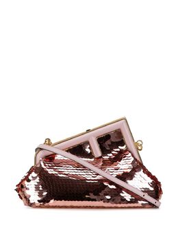 Fendi Pre-Owned: Розовая сумка через плечо 