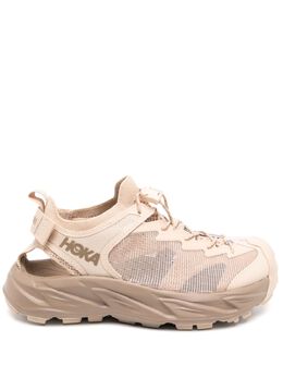 HOKA: Бежевые сандалии 