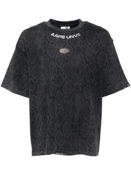 AAPE BY *A BATHING APE®: Чёрная футболка 