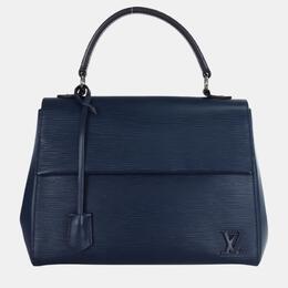 Louis Vuitton: Синяя сумка  Épi