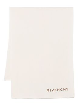 Givenchy: Бежевый шарф  4G