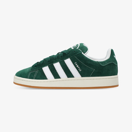 adidas: Зелёные кеды  Campus