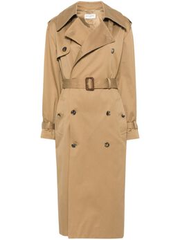 Saint Laurent: Хлопковый плащ 