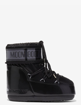 MOON BOOT: Чёрные ботинки 