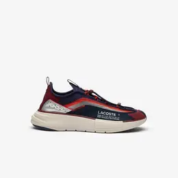 LACOSTE: Бордовые кроссовки 