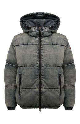 Diesel: Пуховик с капюшоном 