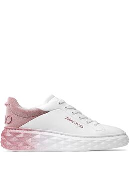 Jimmy Choo: Белые кроссовки  Diamond