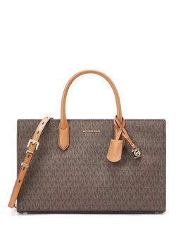 Michael Kors: Коричневая сумка-шоппер 