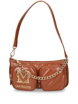 Love Moschino: Коричневая сумка 