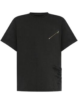 MM6 Maison Margiela: Футболка с карманами 