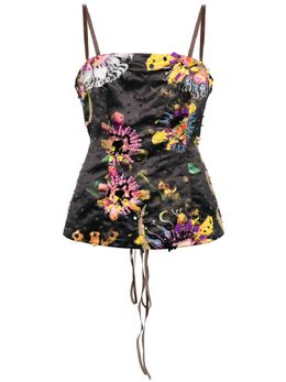 Cynthia Rowley: Атласный топ 