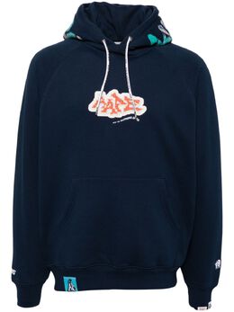 AAPE BY *A BATHING APE®: Синяя толстовка 