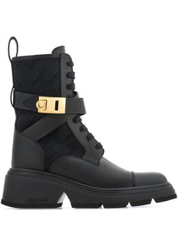 Ferragamo: Чёрные ботинки 