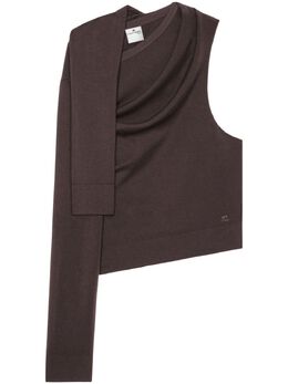Courrèges: Топ с открытыми плечами 