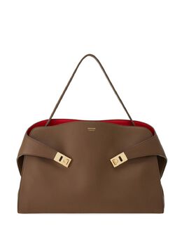 Ferragamo: Коричневая сумка 