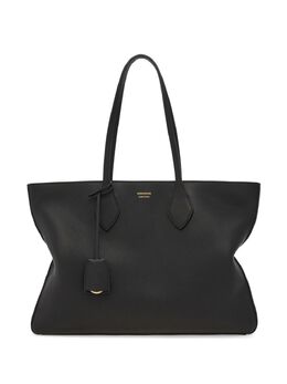 Ferragamo: Чёрная сумка-шоппер 
