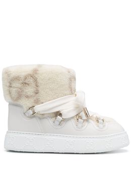 Gucci: Белые ботинки 