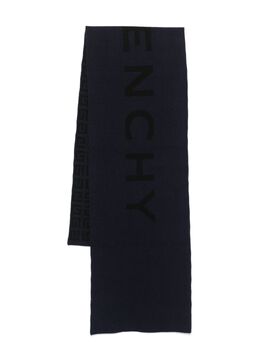Givenchy: Синий шарф  4G