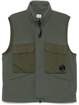C.P. Company: Зелёный жилет  Lens