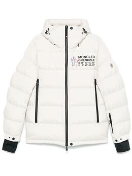 Moncler Grenoble: Белая куртка 