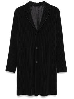 Homme Plissé Issey Miyake: Чёрные пиджаки 