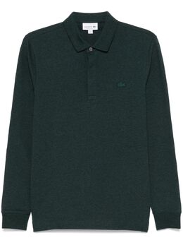 Lacoste: Зелёное поло 