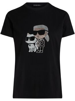 Karl Lagerfeld: Чёрная футболка  Choupette