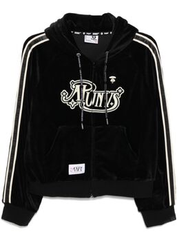 AAPE BY *A BATHING APE®: Чёрная толстовка 