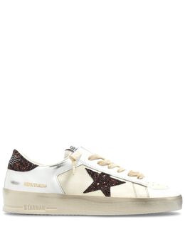 Golden Goose: Белые кроссовки  Stardan