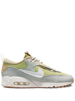 Nike: Зелёные кроссовки  Air Max 90