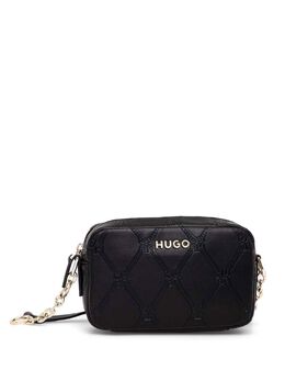 HUGO: Чёрная сумка через плечо 