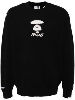 AAPE BY *A BATHING APE®: Жаккардовый свитер 