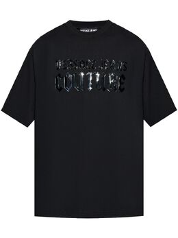Versace Jeans Couture: Чёрная футболка 
