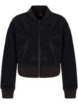 Armani Exchange: Чёрная куртка 