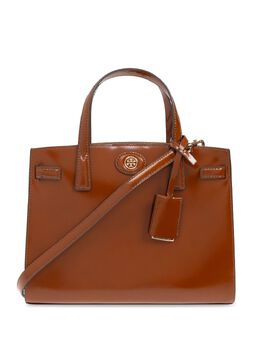 Tory Burch: Коричневая сумка-шоппер  Robinson