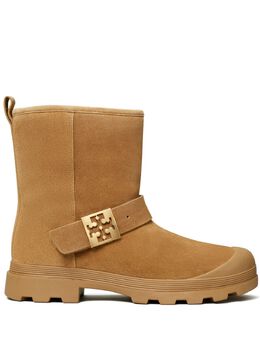 Tory Burch: Коричневые ботинки 
