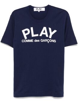 Comme Des Garçons Play: Футболка с принтом 