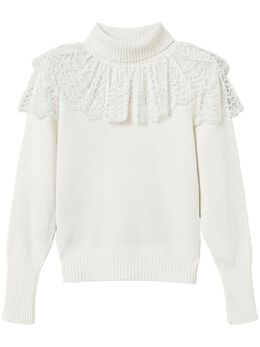 TWINSET: Белый свитер 
