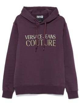 Versace Jeans Couture: Фиолетовая толстовка 