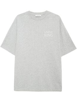 ANINE BING: Хлопковая футболка 